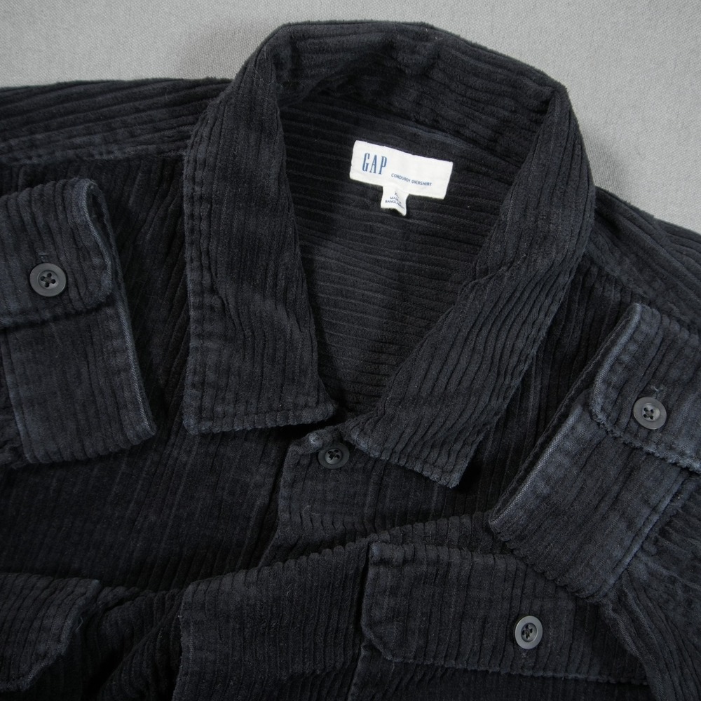 Gap Corduroy Overshirt Chest Pocket Men Overshirt XL Retro Work Y2K Academia